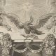 Ausschnitt aus dem prachtvollen Frontispiz der „Disputatio Iuridica“ des Wiener Respondenten Rudolph Carl Katz von 1649 (VD17 1:691924W)
