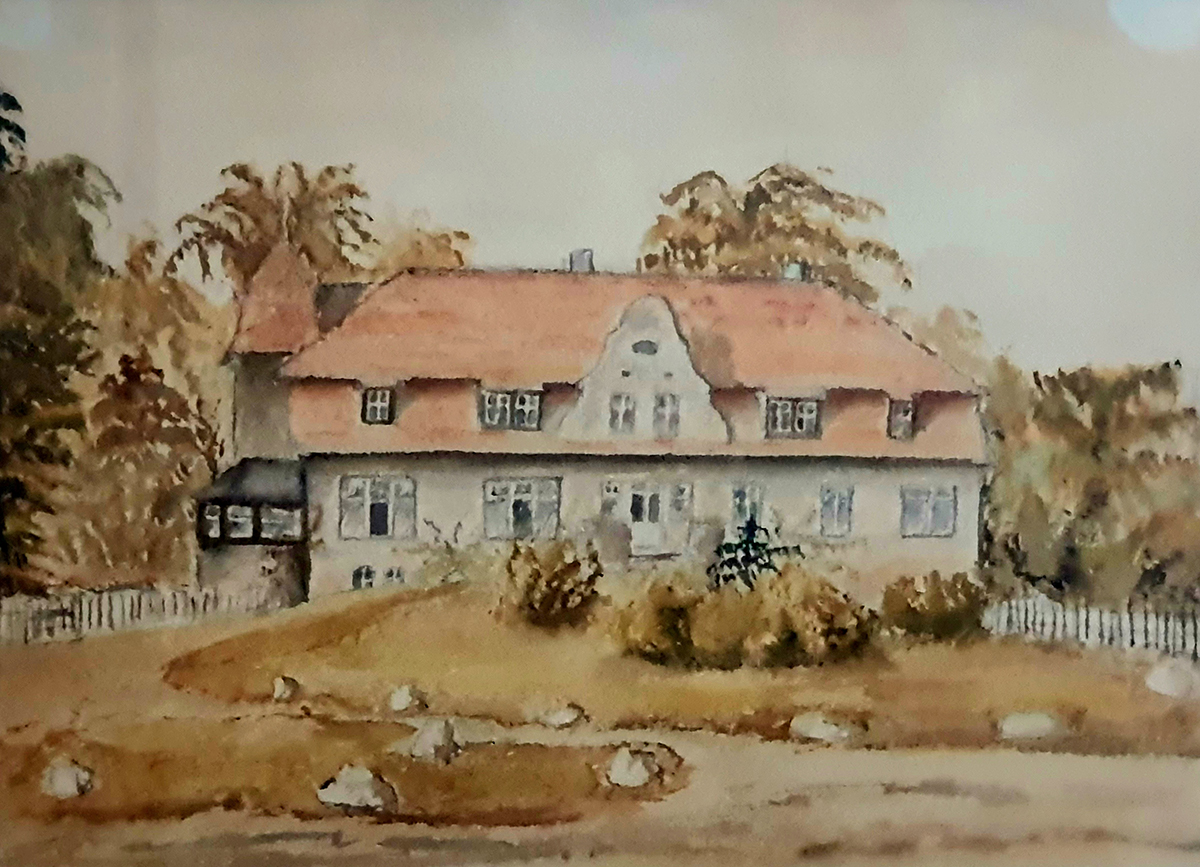 Aquarell von Salzow von Rosemarie Lüder / Privataufnahme (Sabine Lüder)