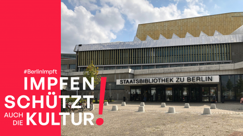 Pop-up-Impfzentrum in der Staatsbibliothek