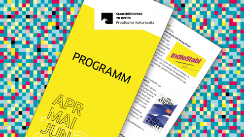 Veranstaltungsprogramm April bis Juni der Staatsbibliothek zu Berlin