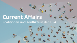 Veranstaltungsreihe "Current Affairs: Koalitionen und Konflikte in den USA". credit: gremlin | gettyimages