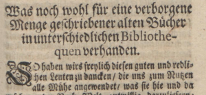 Die Neu-eröfnete Bibliothec. 1702, hier S. 49