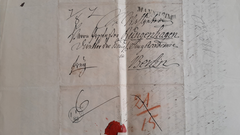 Brief an Karl Friedrich Rungenhagen (Berlin): 23.01.1846 (Fischer, John (Mannheim))