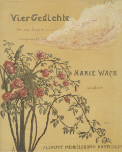 Albrecht Mendelssohn Bartholdy: Wilhelm Hensel: Vier Gedichte für eine Singstimme [und Klavier]. Selbstverlag, 1907