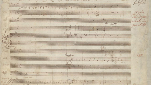 Autograph der Messe c-Moll (KV 427) von W.A. Mozart (Mus.ms.autogr. Mozart, W.A. 427)