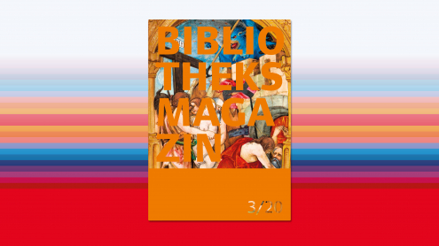 Bibliotheksmagazin, Cover der Ausgabe 3/20, Sandra Caspers, Staatsbibliothek zu Berlin-PK - Lizenz: CC-BY-NC-SA-3.0