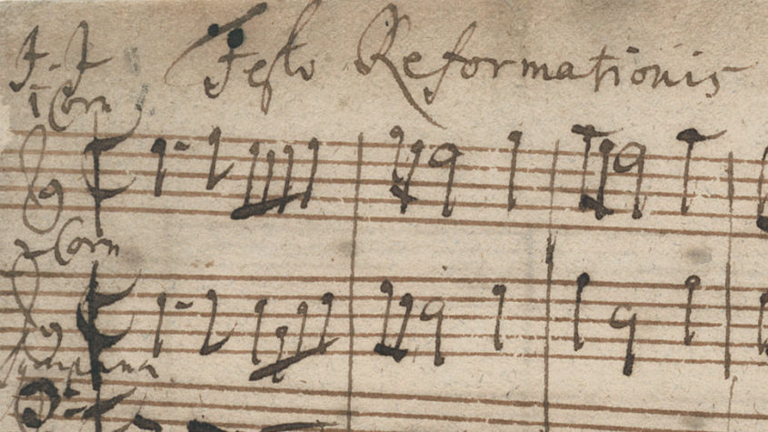 Johann Sebastian Bach: Gott der Herr ist Sonn und Schild BWV 79. Autograph. Lizenz CC-BY-NC-SA