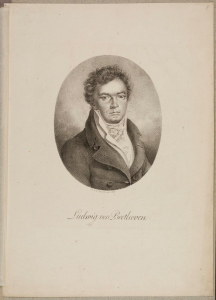 Ludwig van Beethoven, Lithografie von Heinrich Eduard Winter (1788–1829), 1817