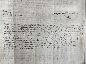Brief von Heinrich Friedrich von Diez an Friedrich Nicolai, 20. Februar 1802. - Staatsbibliothek zu Berlin. Handschriftenabteilung; Nachl. Friedrich Nicolai; Signatur: Nachlass Friedrich Nicolai/I/14/Mappe 29/Diez, Heinrich Friedrich von, Blatt 418v. 