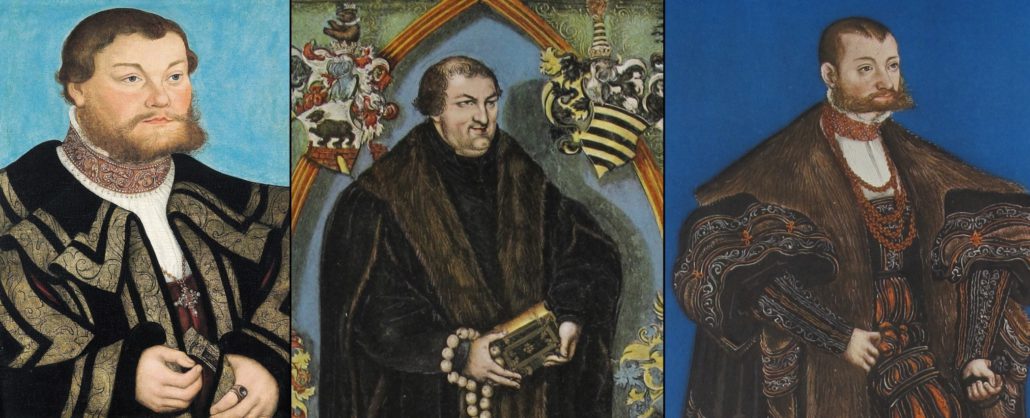 Die drei Brüder Johann, Georg und Joachim von Anhalt