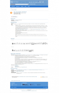 Eintrag zur Originalpartitur der Kunst der Fuge BWV 1080 von J. S. Bach, Mus.ms. Bach P 200, in RISM