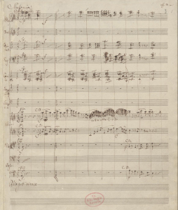 Felix Mendelssohn Bartholdy: Sinfonie A-Dur op. 90 MWV N 16 (Italienische Sinfonie). Autograph, 1833 (Mus.ms.autogr. Mendelssohn Bartholdy, F. 27)