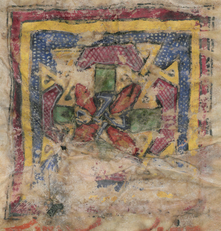 Figure 8: Geometric Decoration. – SBB-PK: Sachau 304-1, section of folio 3r. – Public Domain