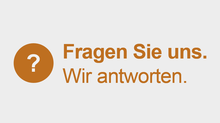 Fragen Sie uns (Logo)