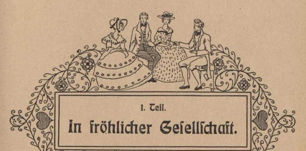 Illustration aus "Das große illustrierte Spielbuch" von Theodor Rulemann, 1909