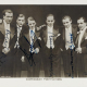 Gruppenporträt der Anfangsgruppe „Comedian Harmonists“, Berlin um 1927, Frommermann 2. von links, (Signatur: N.Mus.Nachl. 86 B,6,65)