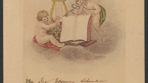 Ludwig van Beethoven, Grußkarte an Baronin Dorothea von Ertmann
