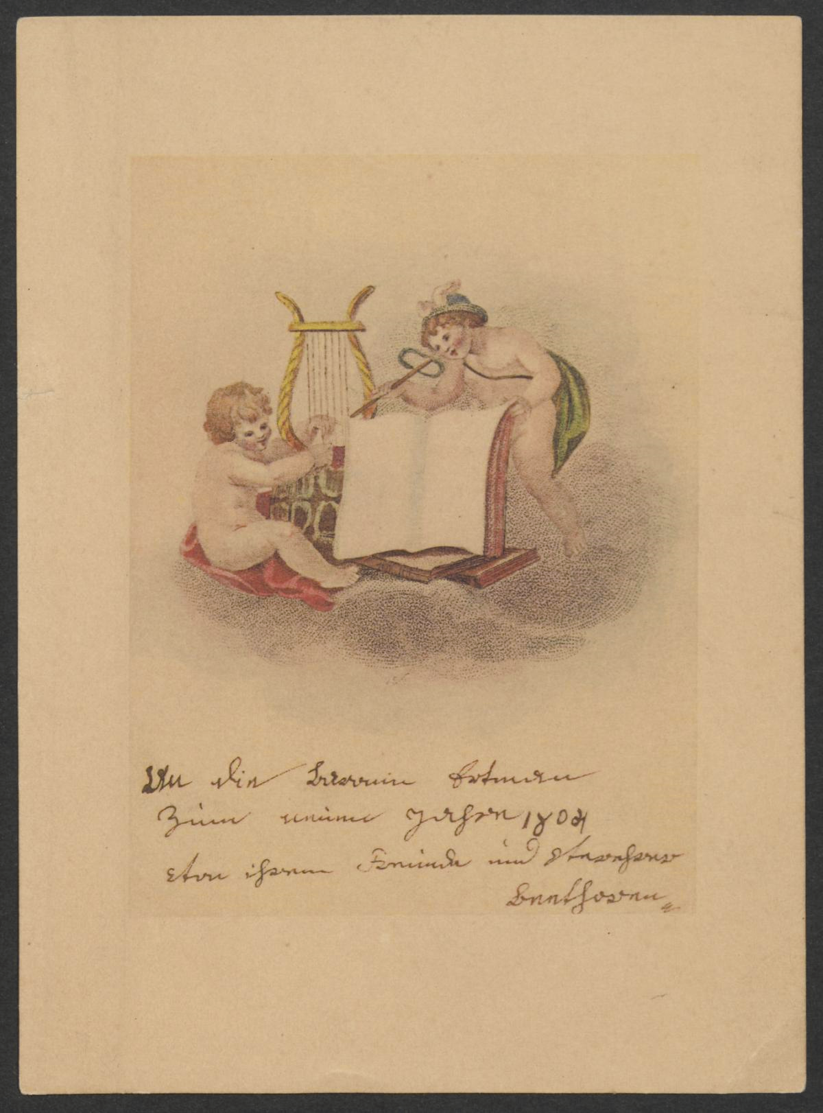 Ludwig van Beethoven, Grußkarte an Baronin Dorothea von Ertmann