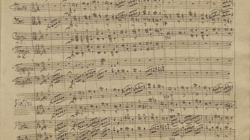 Ein echt Haydnscher Überraschungseffekt: Generalpause nach dem Scheinbeginn des Final-Satzes(Carl Maria von Weber, Sinfonie Nr. 2 C-Dur WeV M.3)