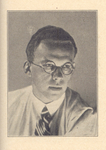 Autor Rudolf Braune, 18jährig, 1925