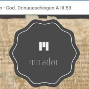 Ansicht aus dem Mirador-Viewer. Boner: "Edelstein" (D), um 1445/1450 (Badische Landesbibliothek Karlsruhe, Cod. Donaueschingen A III 53).