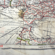 Detailansicht der Straße von Gibraltar