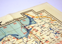 Detailansicht der Skalierung am in der oberen rechten Ecke