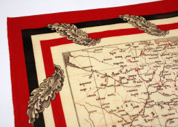 Detailansicht der ehemaligen Region Picardie an der Küste Frankreichs