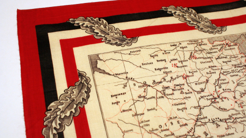 Detailansicht der ehemaligen Region Picardie an der Küste Frankreichs