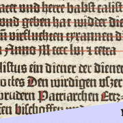 Kreuzzugsbulle Rom 29.VI.1456. 8° Inc 1512.20, Bl. 1a (GW 5916). SBB-SPK