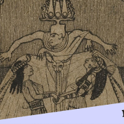 Seyppel, Karl Maria: Schlau, schläuer, am schläusten : aegyptische Humoreske / niedergeschrieben und abgemalt 1315 Jahre vor Christi Geburt von C. M. Seyppel, Hofmaler und Poe͏̈t Seiner Majestät des Königs Rhampsinit III., Memphis, Mumienstrasse No. 35, 3. Etage, 4 x klingeln. - Düsseldorf : Bagel, [1882]