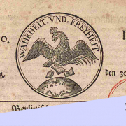 Berlinische Nachrichten von Staats- und gelehrten Sachen, Donnerstag 30. Juni 1740, Nr. 1, Seite 1.