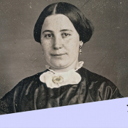 Daguerreotypie um 1850, Porträt einer Frau, Linke Hälfte eines zweiteiligen Klapp-Etuis (Pendant nicht erhalten) mit Metall-Schließe an der Seite