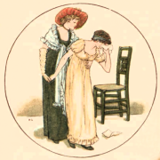 Kate Greenaway: Language of flowers, 1884