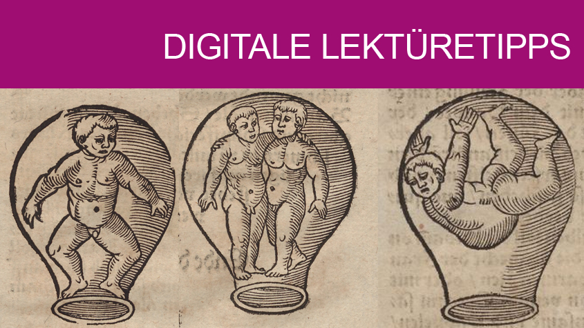 Kontaktsperre im Jahr 1562? Holzschnitte aus einem Albertus Magnus zugeschriebenen Ratgeber für alle Lebenslagen, von der Geburt (hier: mögliche Lage des Kindes) bis zur Pestepidemie  (VD16 A 1435)