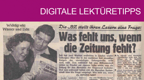 BZ Mo, 02.05.1955, Nr. 101, S. 2: Was fehlt uns, wenn die Zeitung fehlt? Copyright: Axel Springer Verlag