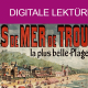 Bildausschnitt: Affiche / Plakat "Bains de mer de Trouville..." von A. F. (Plakatmaler). 1890. Source gallica.bnf.fr / BnF