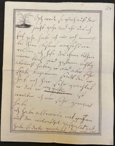 Figure 3. Letter from Friedrich Wilhelm II to Wilhelmine Enke, c. 1780. P. 24. – GStA: BPH Rep. 48, M.22