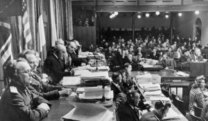Nuremberg Trial. - Quelle: Britannica ImageQuest © Hulton Archive/Getty Images/Universal Images Group / For Education Use Only