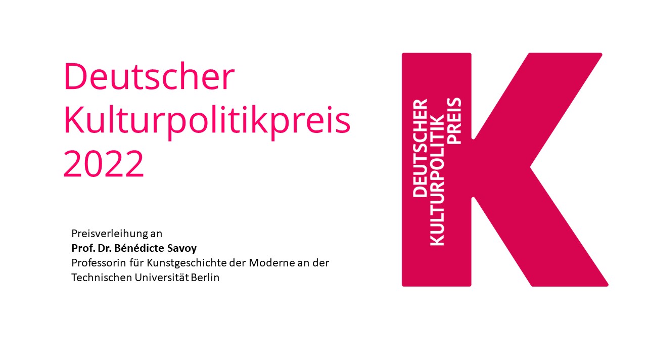 Verleihung des Deutschen Kulturpolitikpreises 2022