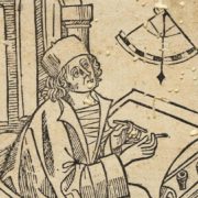 Prognostik auf das Jahr 1492. Fragment in der Bibliothek der University of Maryland, College Park