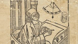Prognostik auf das Jahr 1492. Fragment in der Bibliothek der University of Maryland, College Park