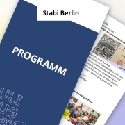 Cover und Innenseite des aktuellen Programmhefts