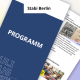 Cover und Innenseite des aktuellen Programmhefts