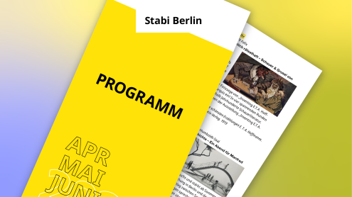 Aktuelles Programmheft der Stabi Berlin