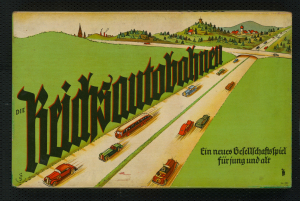 ,Die Reichsautobahnen’, um 1935. – SBB-PK, Signatur: Kart. W 29946/5. – Lizenz: CC BY-NC-SA