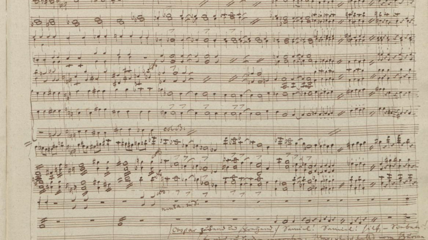 „Samiel! hilf“ – der Kulminationspunkt der Wolfsschluchtszene in Webers autographer Reinschrift des Freischütz