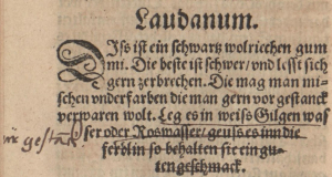 Handschriftliche Notiz zu einem Rezept.