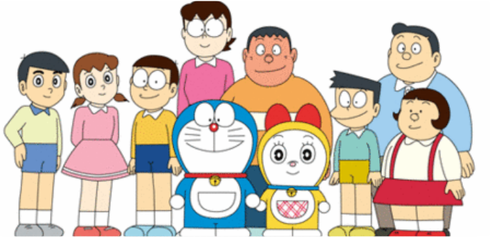 Doraemon und  Familie