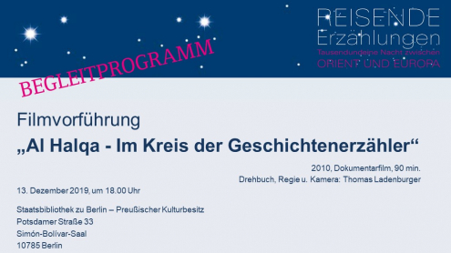 Begleitprogramm 1001 Nacht am 13.12.